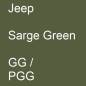 Preview: Jeep, Sarge Green, GG / PGG.